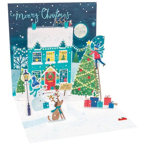 3D Pop-Up Kort - Chirstmas Tree