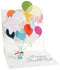 3D Pop-Up Kort, Party Ballons