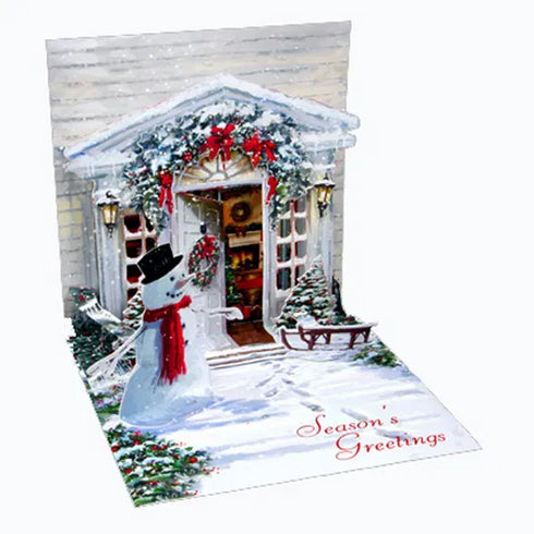 3D Pop-Up Kort - Hollyday Door