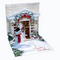 3D Pop-Up Kort - Hollyday Door