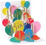 3D Pop-Up Kort, Ballonger mini