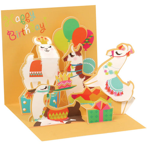 3D Pop-Up Kort, Lamafest mini