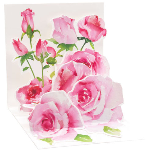 3D Pop-Up Kort, Rosor mini