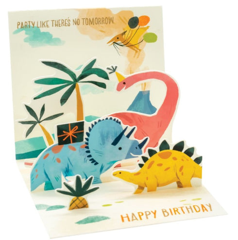 3D Pop-Up Kort, Dinosarier mini