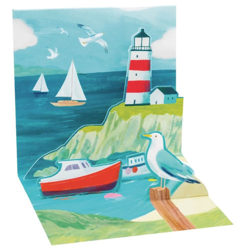 3D Pop-Up Card, Lighthouse, mini