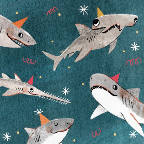 3D Pop-Up Kort, Sharks, mini