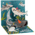 3D Pop-Up Kort, Sharks, mini