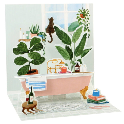 3D Pop-Up Kort, Badrum, mini