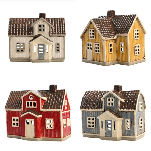 Keramikhus, Svenskt, Blått, H 11cm