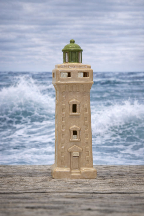 Keramikhus, Vinga fyr, för värmeljus, H 18cm