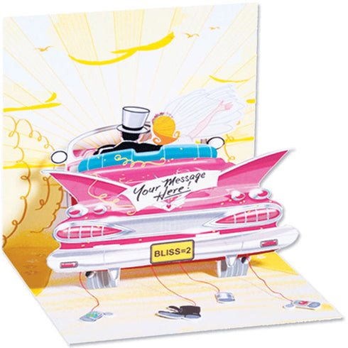 3D Pop-Up Kort, Classic Wedding