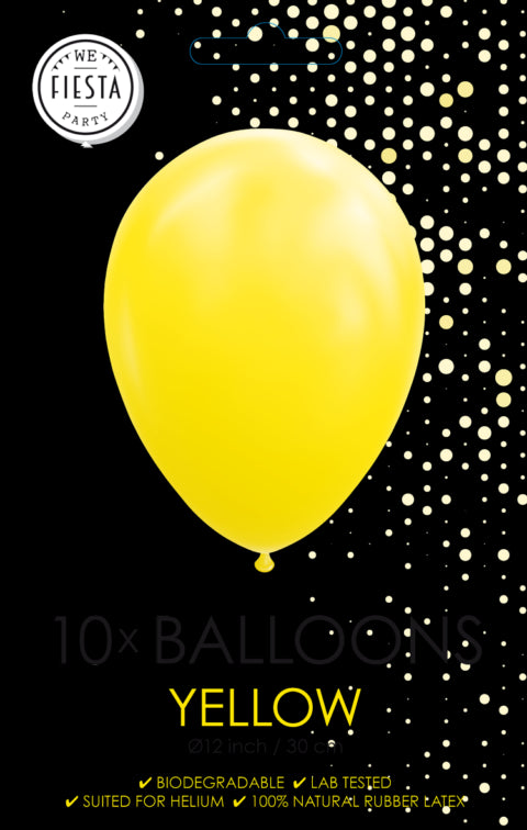 Ballonger Gul 10-pack