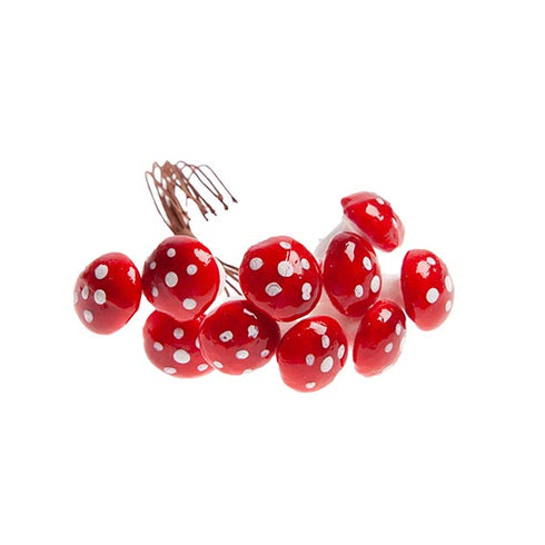 Röda Svampar till dekoration