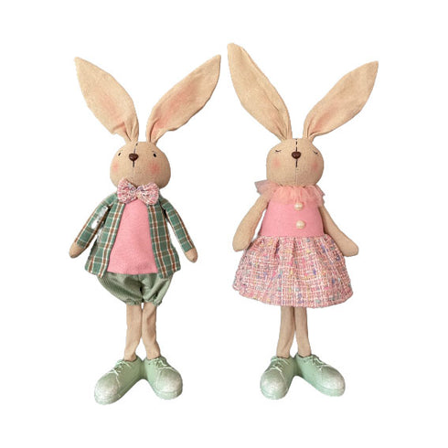Påskkanin, H 48cm, B 17cm, D 8cm, 2ass, Easter rabbits