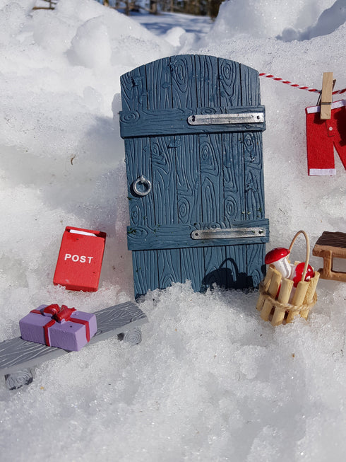 Nissedörr - 6 delar - Blå dörr