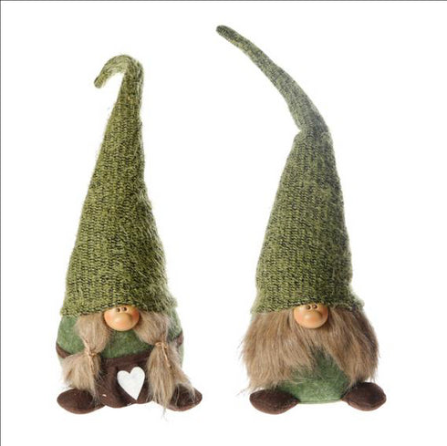 Tomte sittande 39cm 2ass