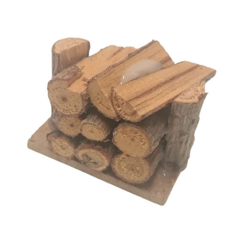 Wood Basket Elf Door