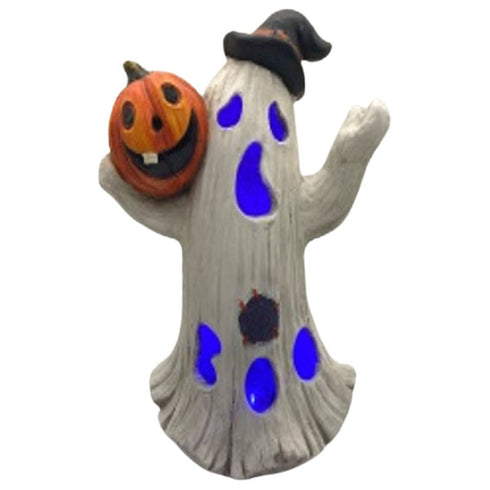 Spöke med Pumpor LED H 36,5 cm