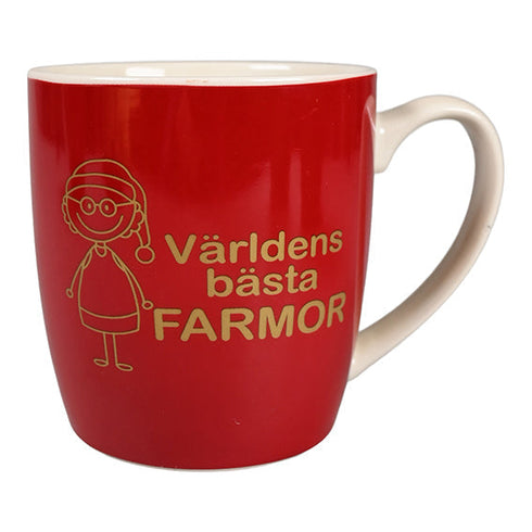 Mugg Världens Bästa Farmor
