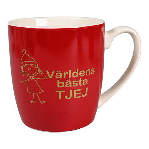 Mugg Världens Bästa Tjej