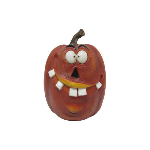 Pumpa med knasigt leende, H 15 cm