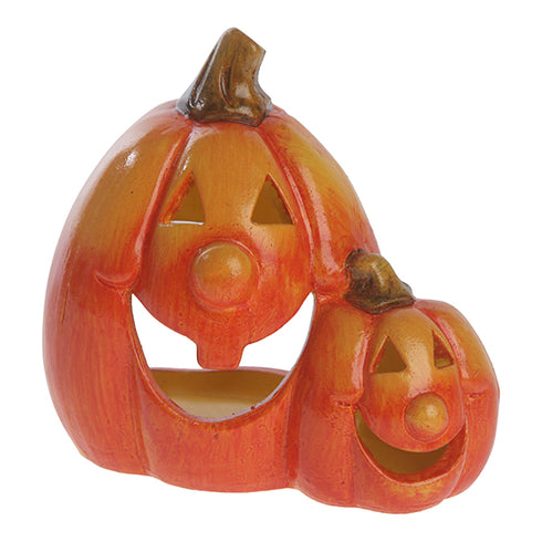 Pumpking for T-light, faces 11cm