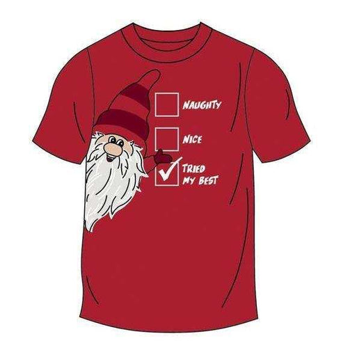 Jul T-shirt barn röd 3ass