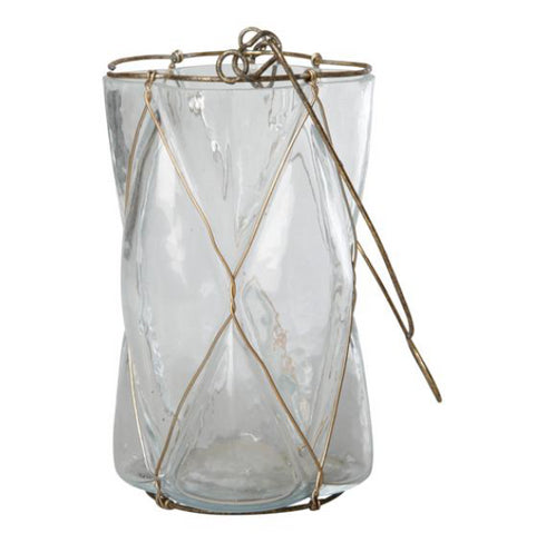 Ljuslykta med Guldhanddtag 21 cm