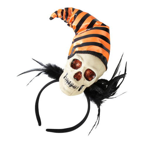 Halloween Diadem Döskalle, H 28 cm