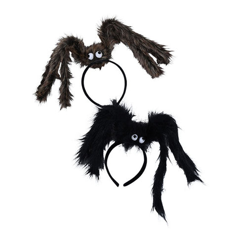 Halloween hårband med spindlar, 2 ass