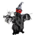Halloween fågelskrämma, LED, ljud & ljus, H 125 cm