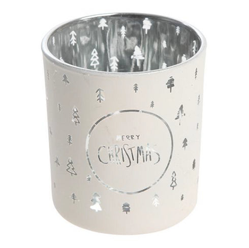 Ljuslykta Merry Christmas 8cm