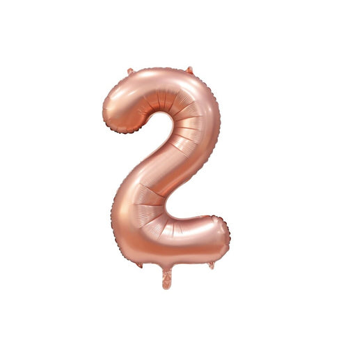 Folieballong Rosegold Nr: 2 86cm