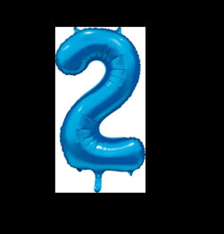 Folieballong Satinblue Nr: 2 86cm Nr: 2