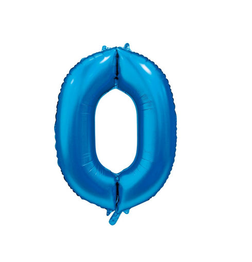 Folieballong Satinblue Nr: 0 86cm
