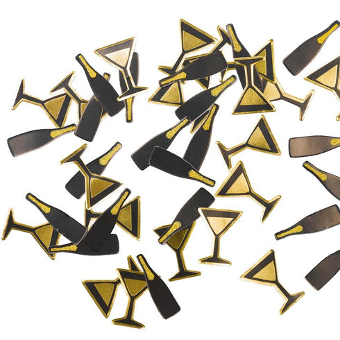 Konfetti - Champagneglas / Flaska