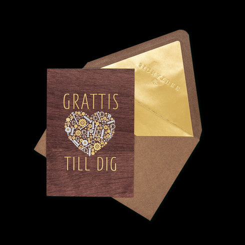 3D Kort Grattis till Dig