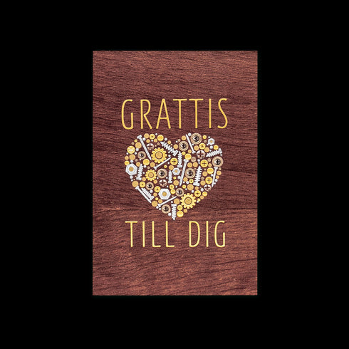 3D Kort Grattis till Dig