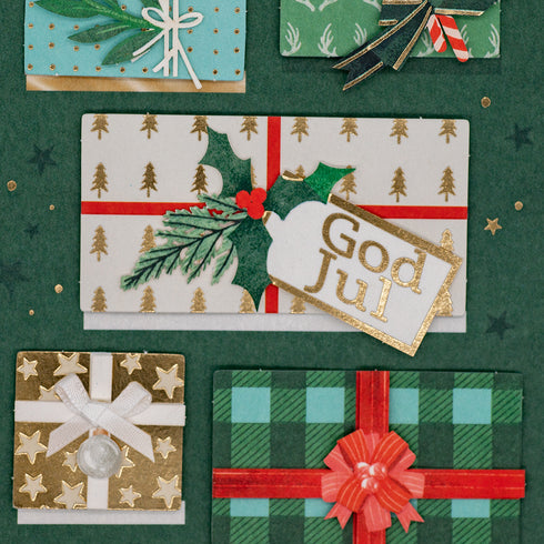 3D Julkort Julkappar