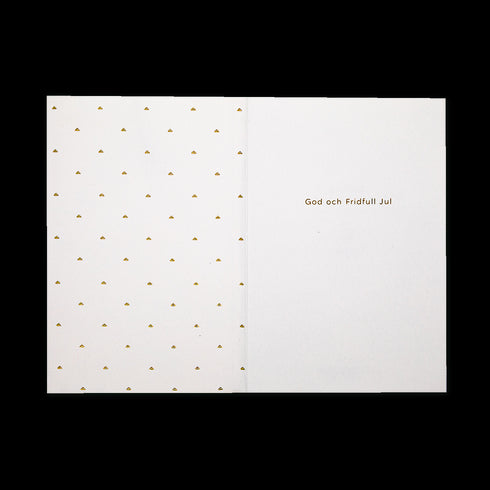 3D Julkort med Julhänge i trä