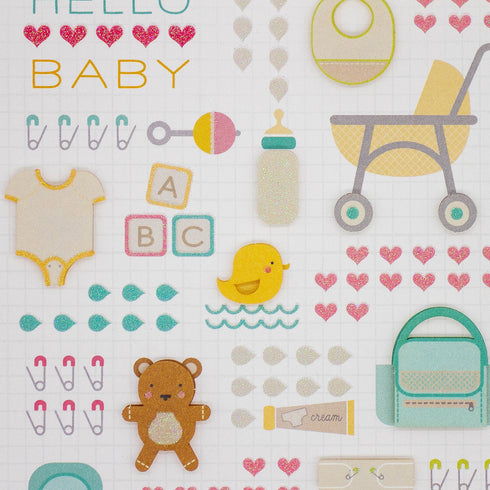 3D Kort med kuvert Baby