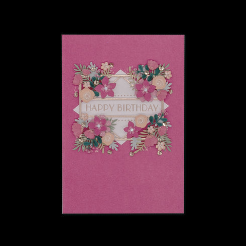 3D Kort Happy Birthday