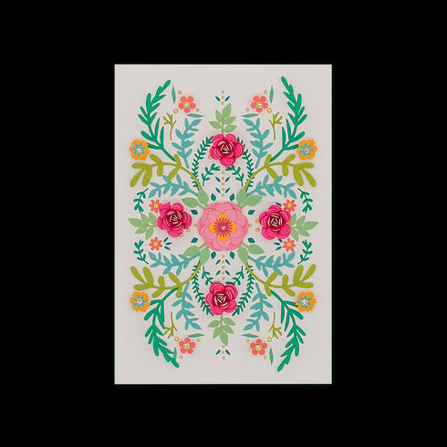 3D Kort Sommarblommor