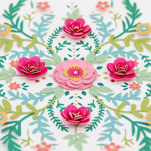 3D Kort Sommarblommor