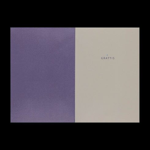 3D Kort Glitter Grattis