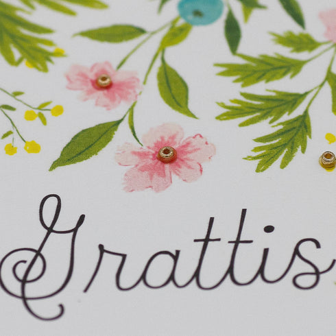 3D Kort Grattis på festdagen